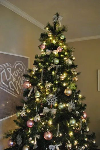 Our Green, Pink, And Silver Christmas Tree | Young House Love