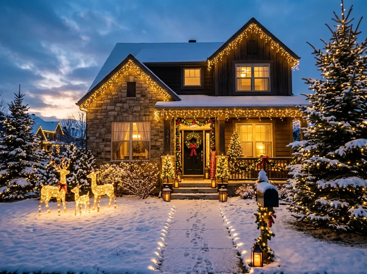 Outdoor Christmas Decorations: The Most Beautiful Ideas for Outside –  Trendyshop365