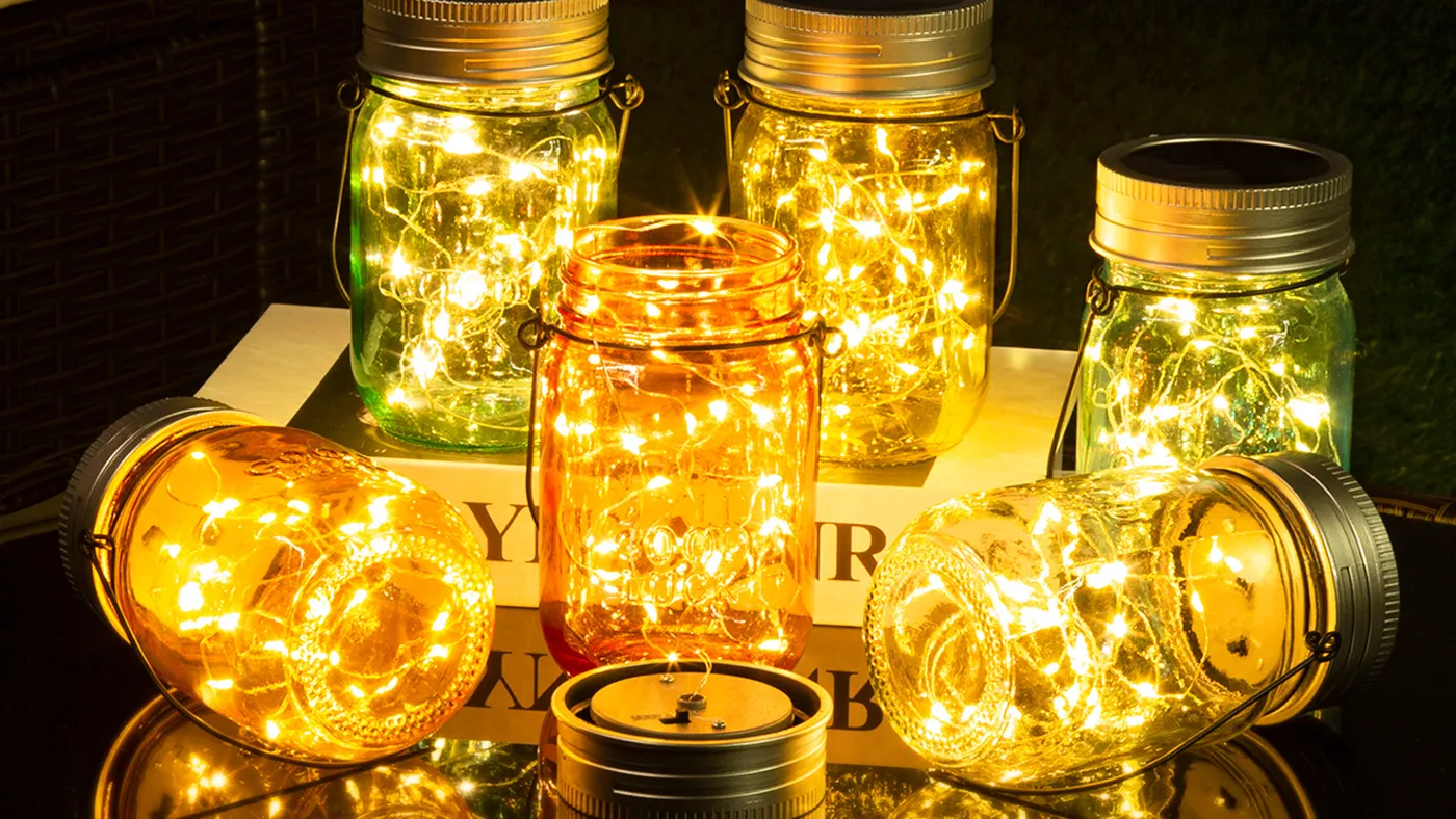 Outdoor Mason Jar Lights: Perfect for Any Season – Gigalumi
