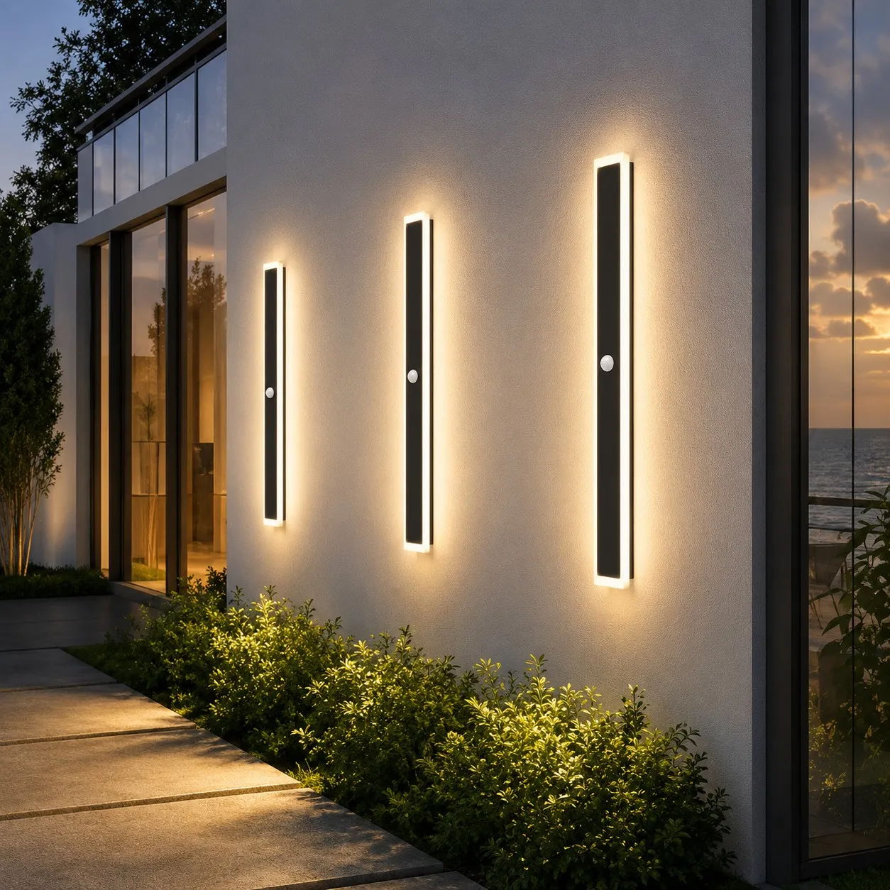 Outdoor Wall Light PIR Motion Sensor IP65 Waterproof Sconce - Nook Lights