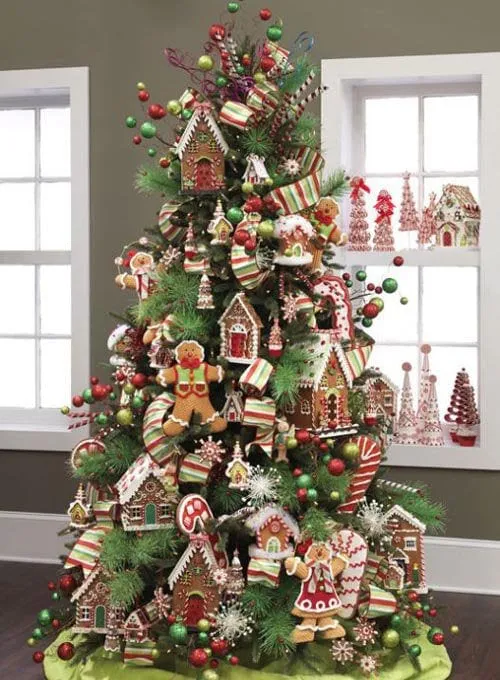 Part 2 Peppermint & Gingerbread Christmas Tree Ideas & Inspiration |  Jeannie Pence