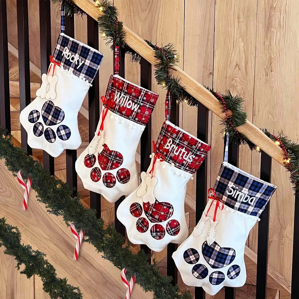 Personalized Christmas Pet Personalized Stockings Dog Personalized  Christmas Stocking