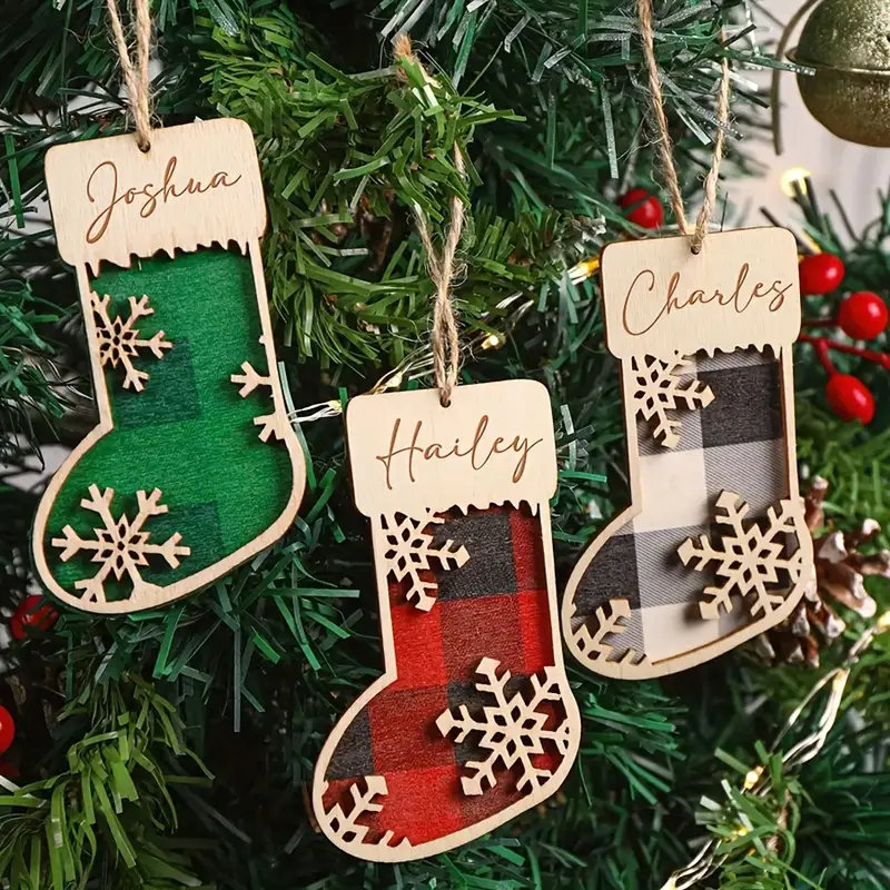 personalized christmas stocking custom name - Temu Mauritius