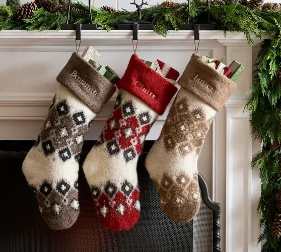 Personalized Stockings & Stocking Holders | Pottery Barn