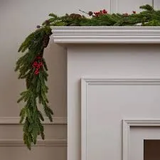 Pinecones & Berries Pine Garland | Christmas | Meadows & Byrne