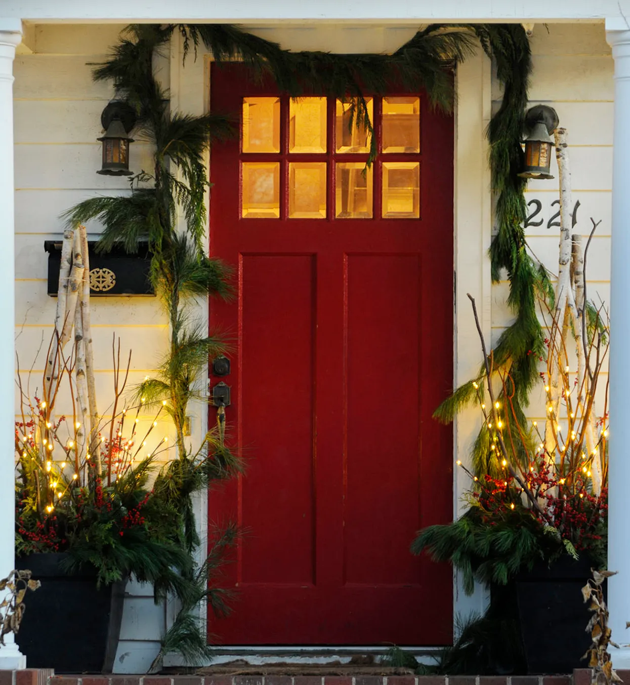 pretty-christmas-pots β Mel's Green Garden