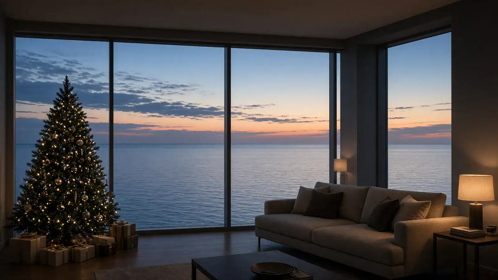 Private Santa Visit in a Palm Beach Condo | Hire Santa