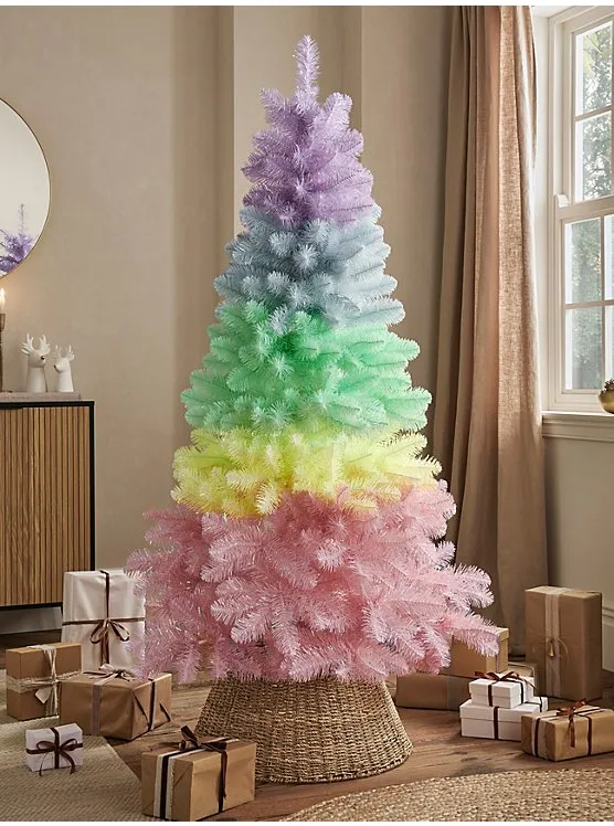 Rainbow 6ft Unlit Christmas Tree | Christmas | George at ASDA