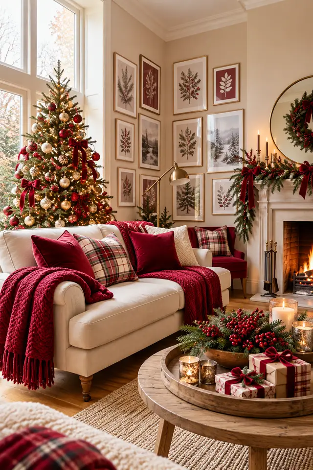 Red Christmas Decor Ideas That Make Every Room Feel Festive - Our Happy  Corner