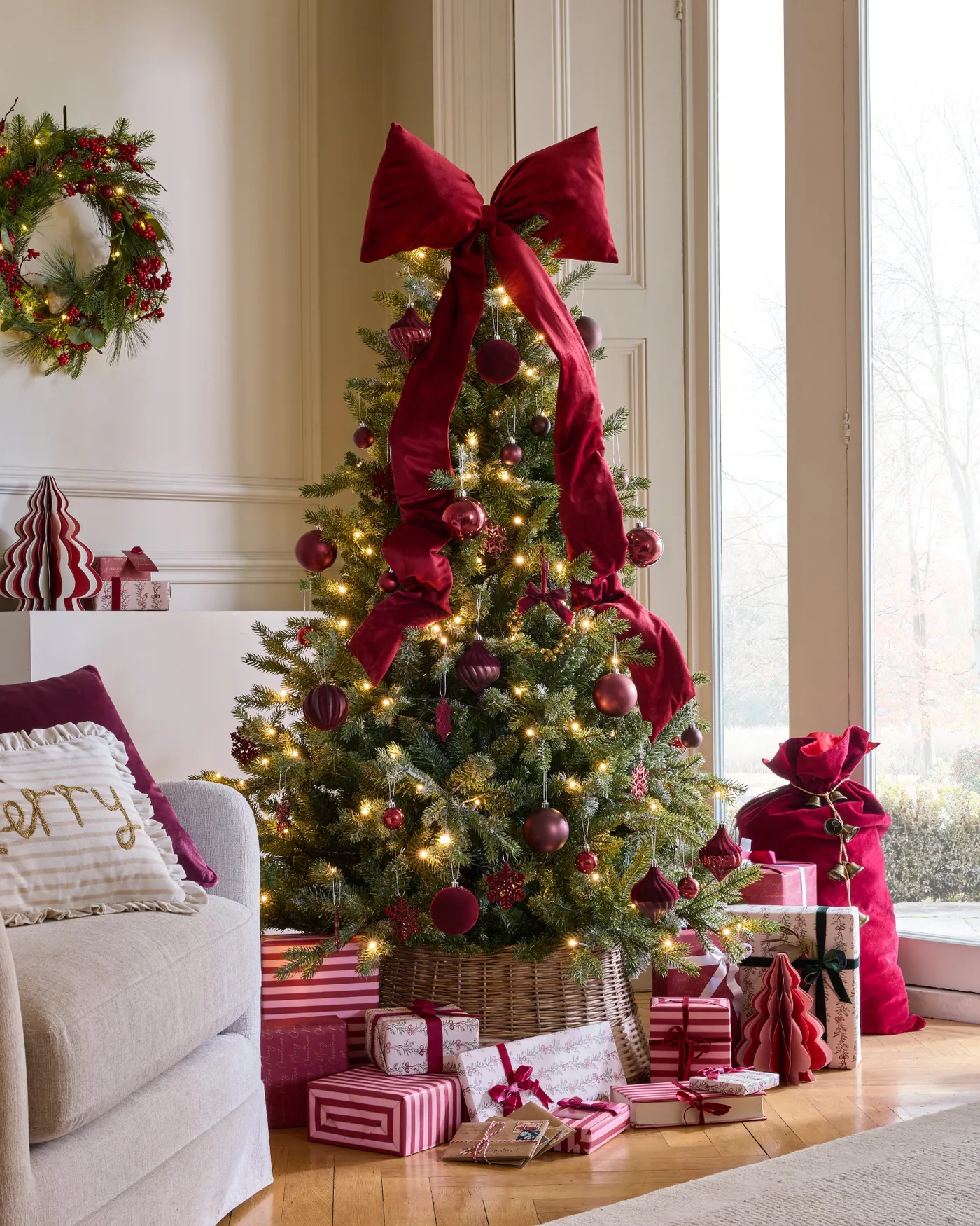 Red Ornament Christmas Tree Vickerman Red Finish Ornament Christmas Ornament – My Christmas
