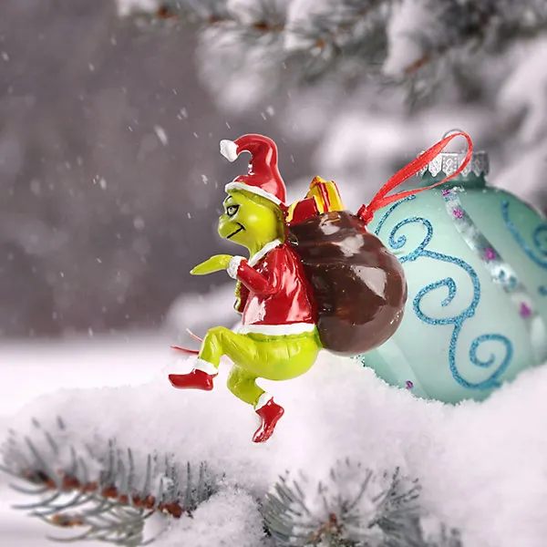 Resin Christmas Tree Hanging Decorations Grinch Ornament