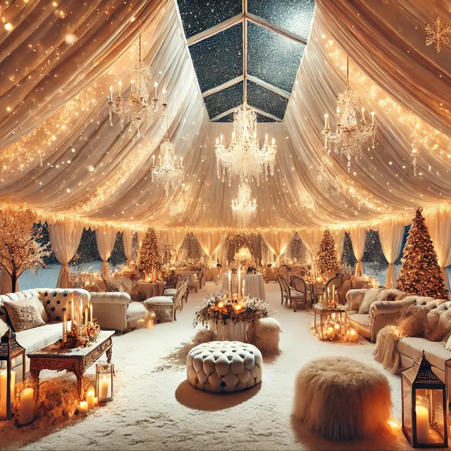 Romantic Winter Events | Heated Tent Rental in Long Island