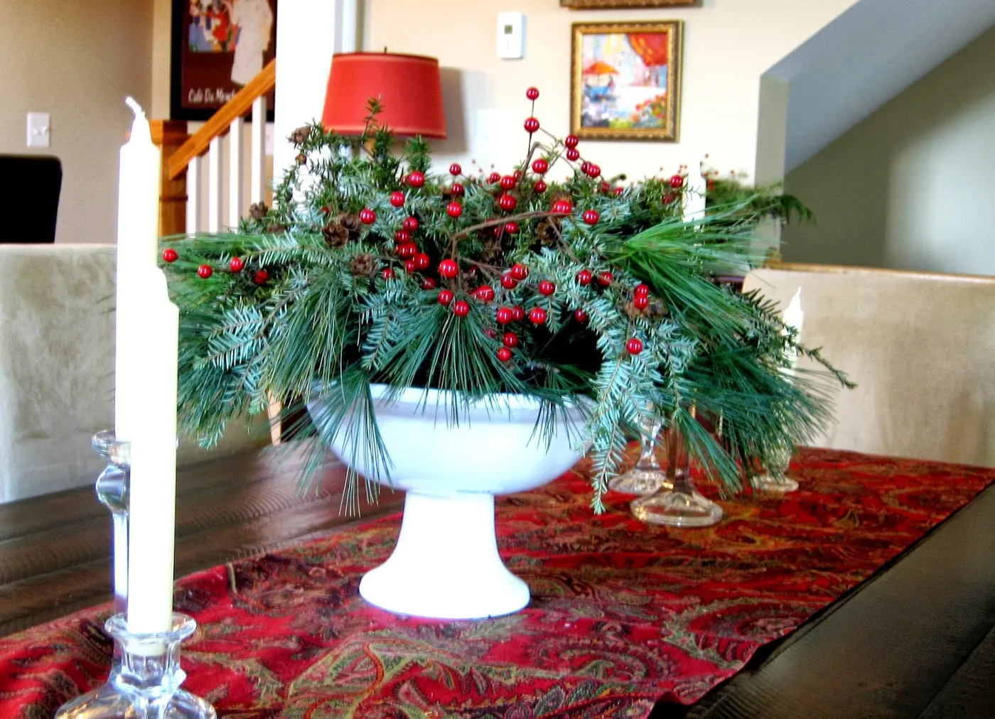 Salt Marsh Cottage: Natural Christmas Centerpieces: Tutorial