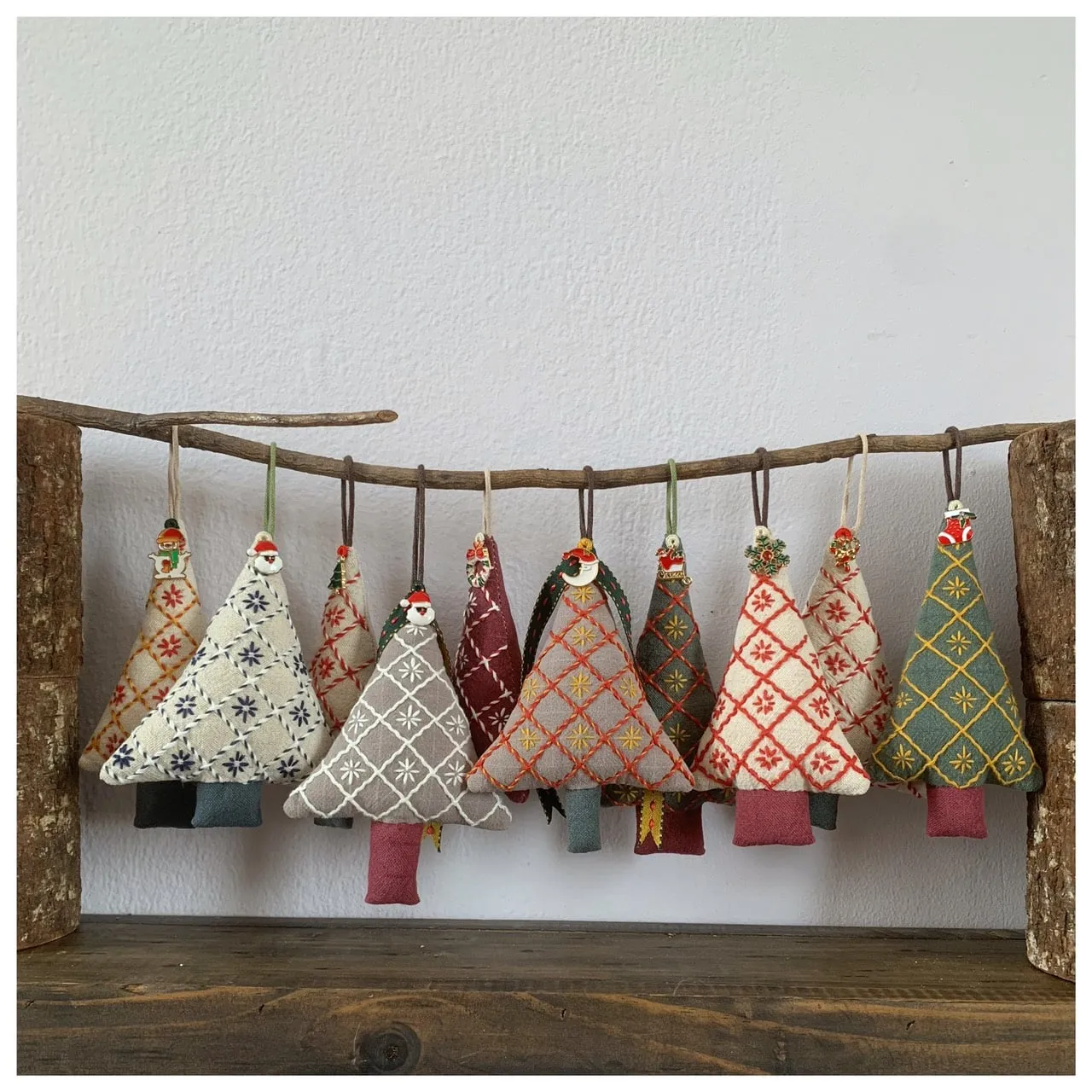 Sashiko Fabric Christmas Tree - byAnhKim | CHUS