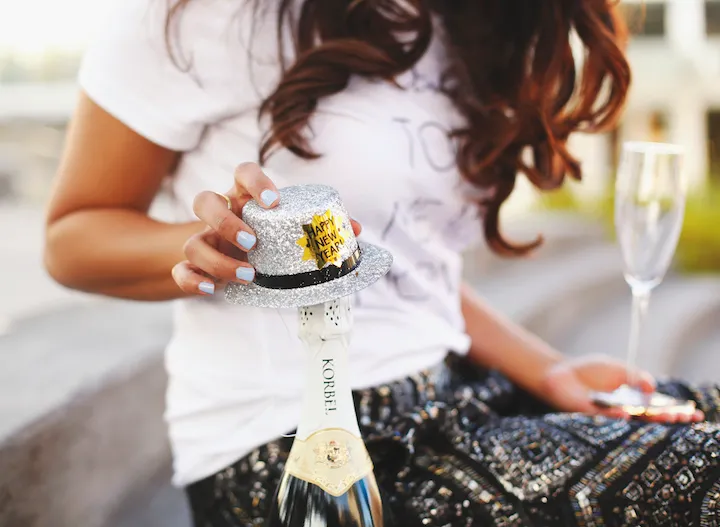 Sequin Embellished Pants for New Year's Eve! - Haute Off The Rack