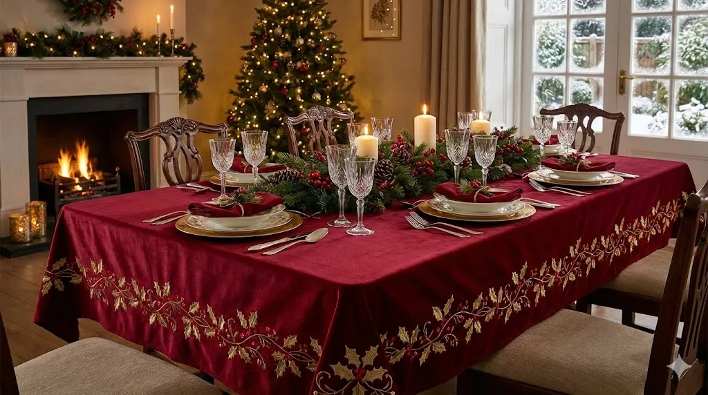 Setting the Scene for the Festive Season: Choosing the Perfect Christmas Tablecloth ⋆ The Baltic Review