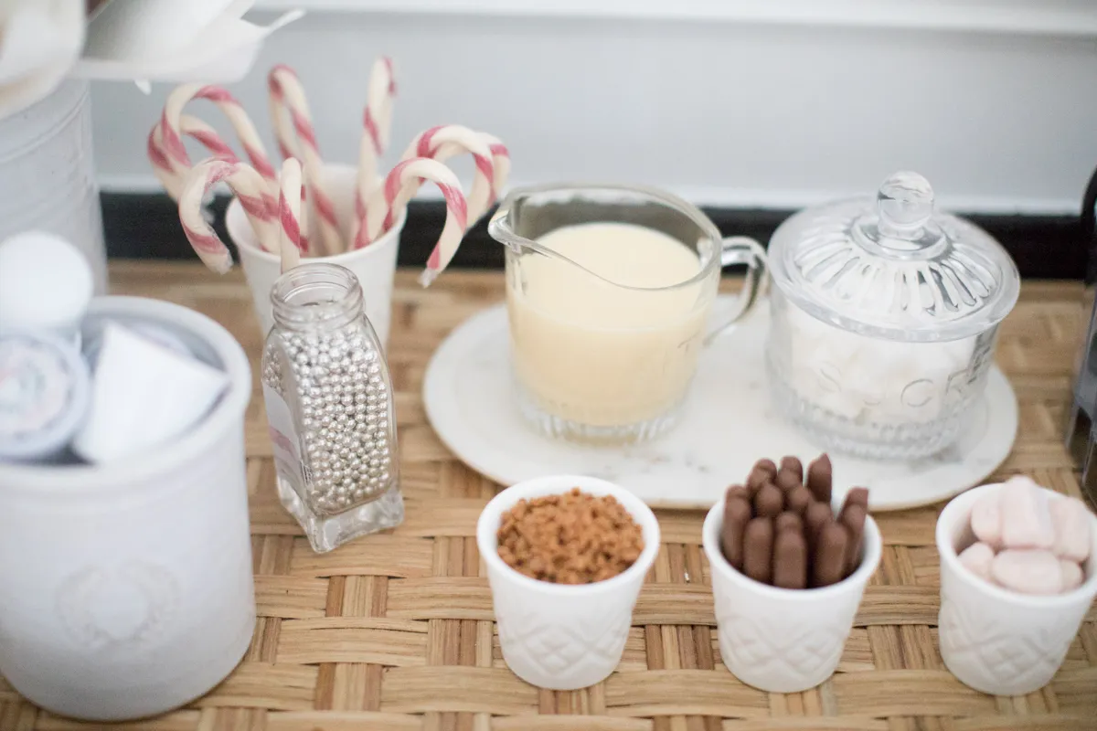 Setting Up a Festive Hot Beverage Station - Monika Hibbs