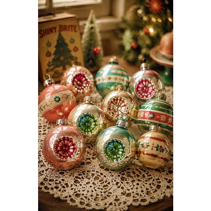 Shiny Brite Ornaments Tinsel Christmas Christmas Trees Collecting Vintage Christmas Ornaments American Farmhouse Style