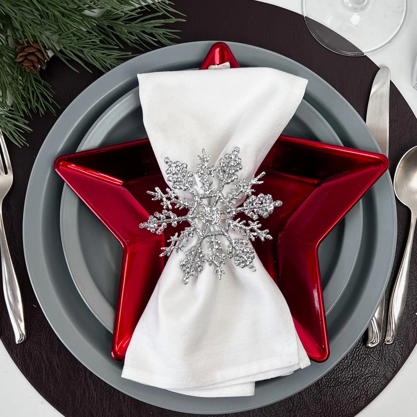 Snowflake Napkin Rings, Christmas Party Decor, Holiday Table Decor, Winter  Wonderland Decorations, Gift for newlywed, Winter Wedding Decor