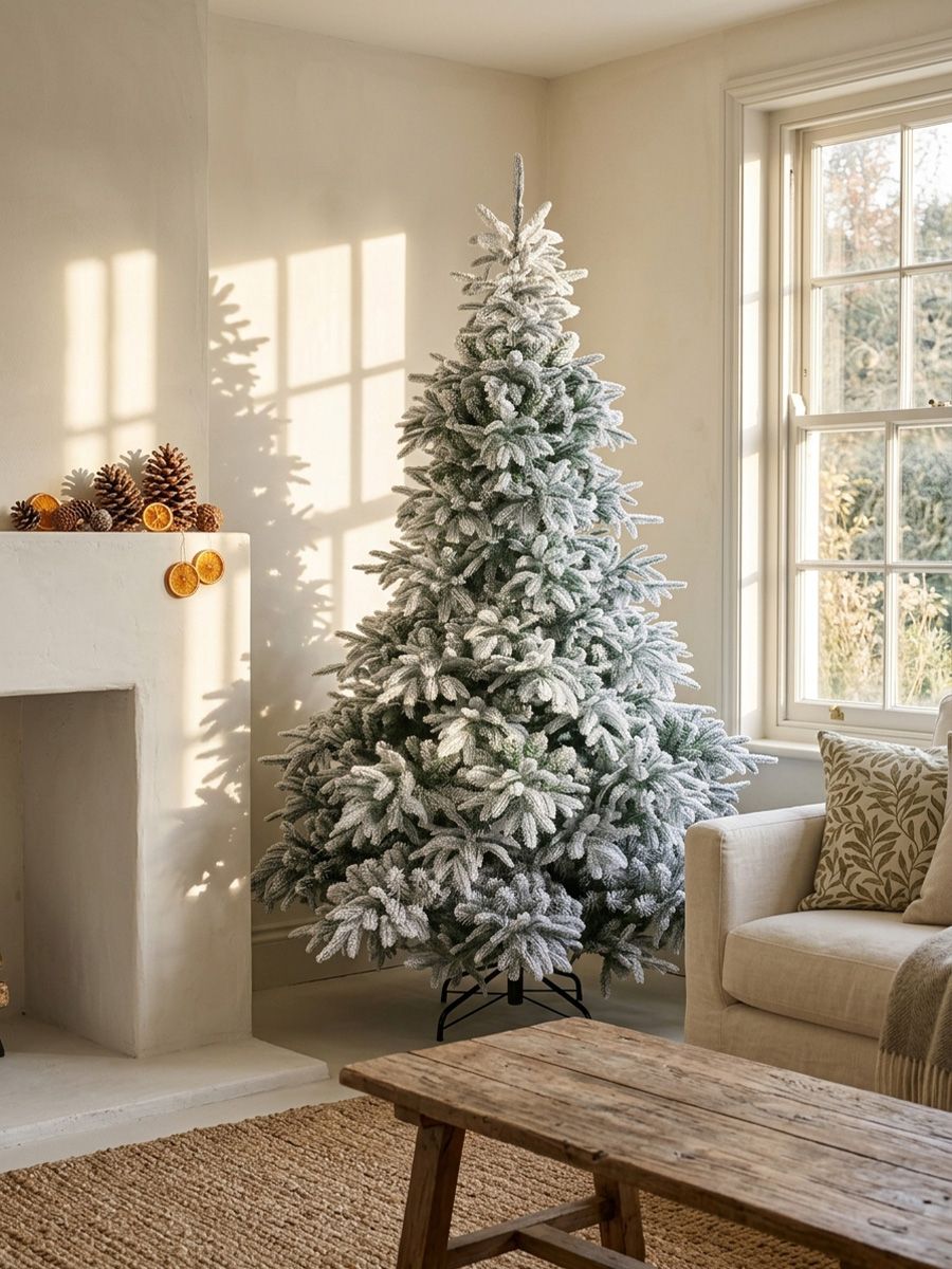 Snowy Artificial Christmas Trees | Santa's Valley