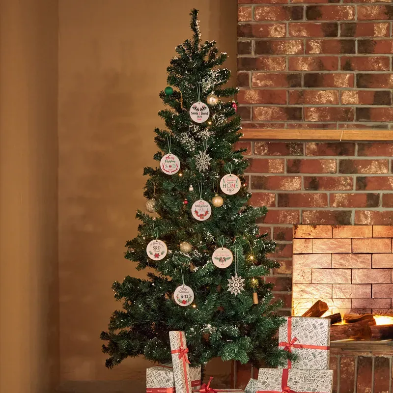 Special Named Pine Tree Ornament for Pets