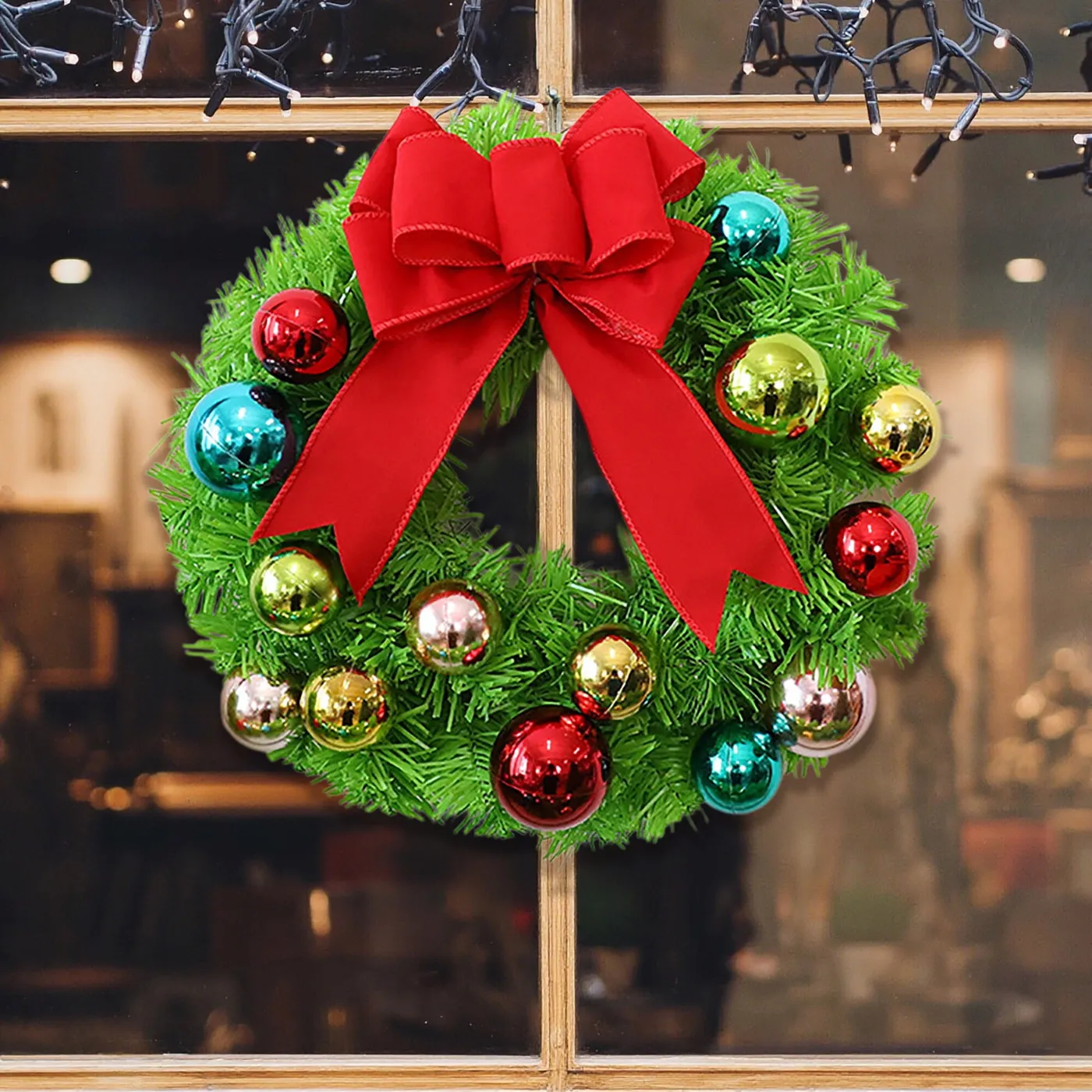 SPOORYYO Whimsical Crooked Neck Christmas Tree with Decorative Wreath -  Unique Holiday Decoration for Home and Office, Perfect Festive Gift Idea -  Walmart.ca