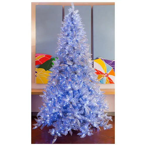 STOCK Vintage Silver Christmas Tree 230 cm with 400 LEDs outdoor | online  sales on HOLYART.com