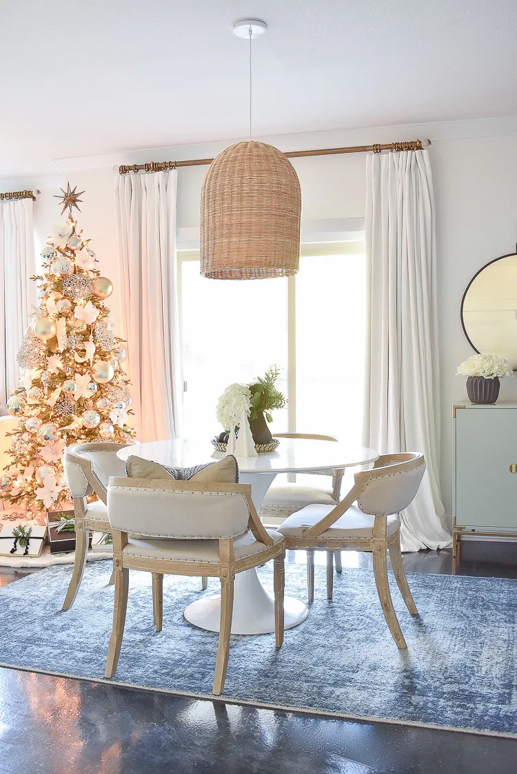 Styled For The Season Christmas Tour - Neutral Christmas Living & Dining  Room - ZDesign At Home