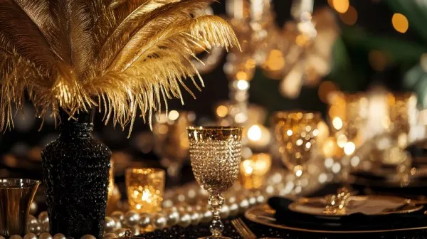 Super Elegant Black and Gold Themed Décor Ideas | eFavormart