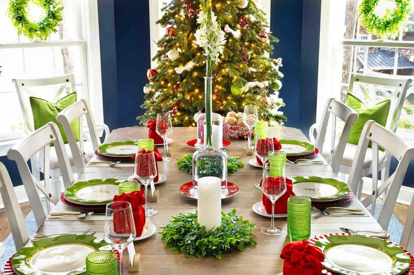 Tablescape Fiestaware Christmas Fiesta Dinnerware A Nice Foundation For Place Settings My Humble Home And Garden