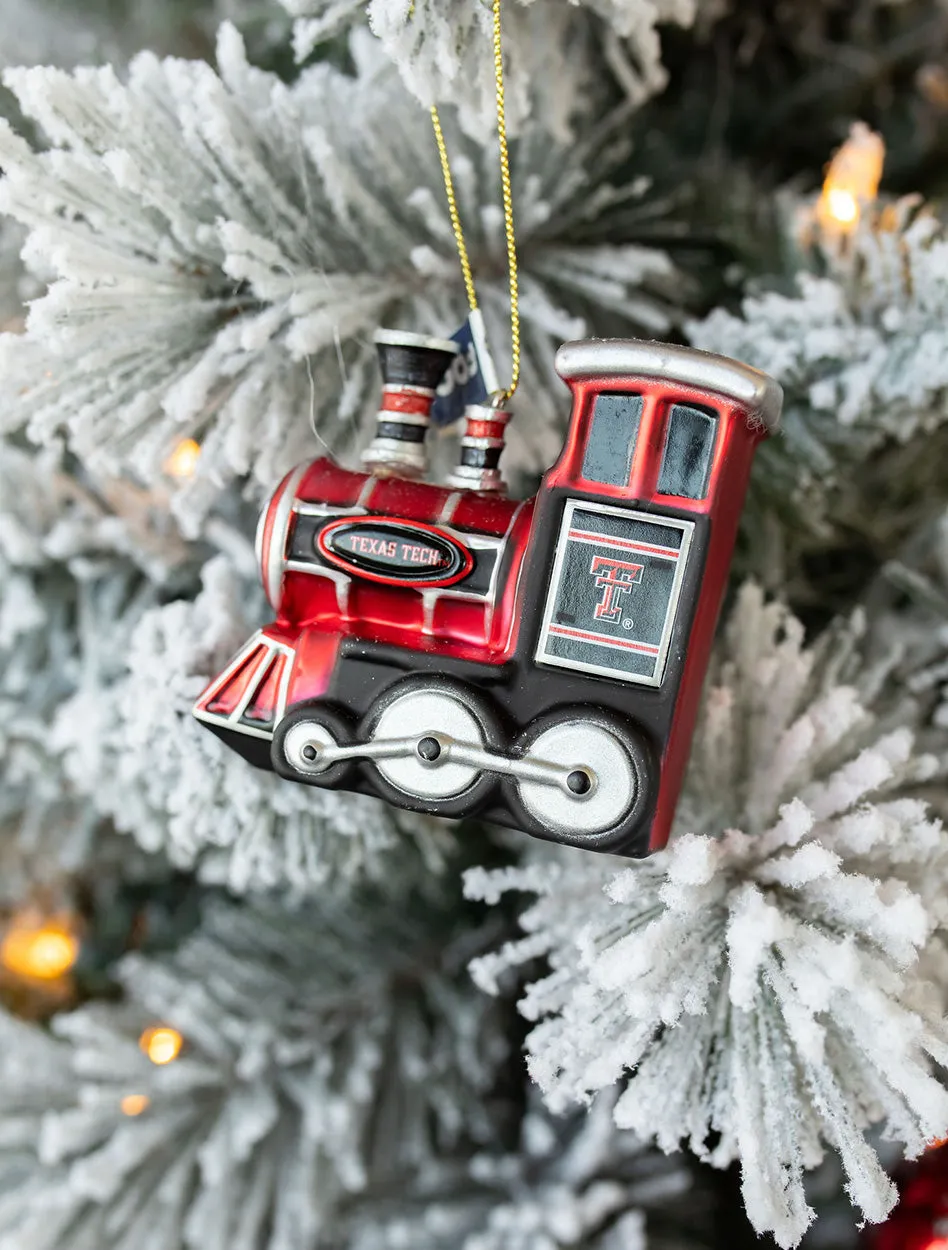 Texas Tech Blown Glass Train Christmas Ornament – Red Raider Outfitter