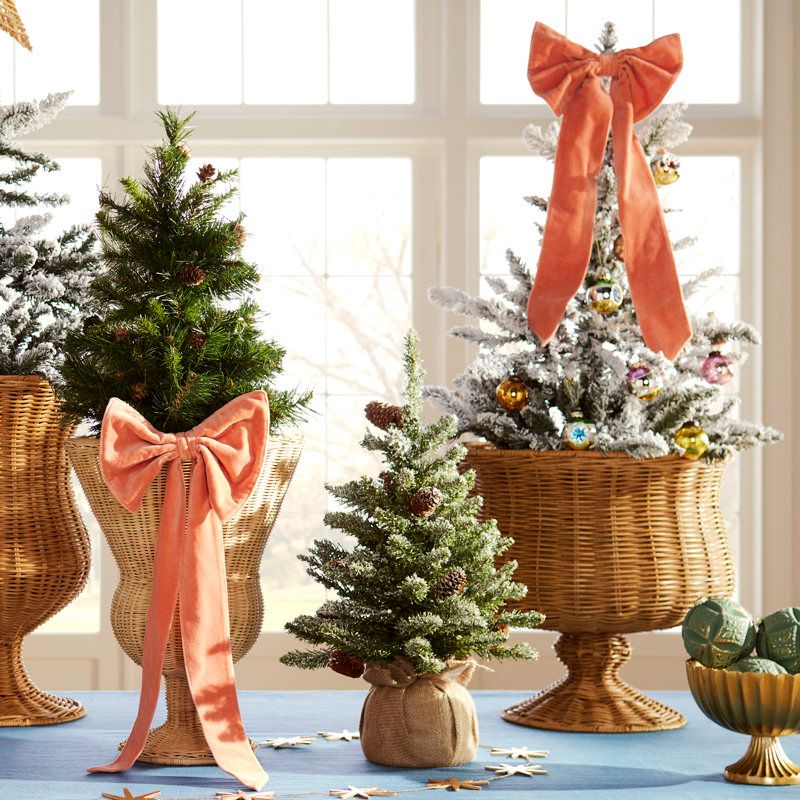 The Holiday Aisle® Flocked Pre-Lit Fir Christmas Tree & Reviews | Birch Lane
