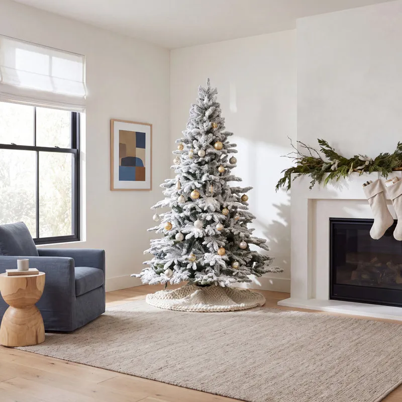 The Holiday Aisle® White Frosted Fir Christmas Tree & Reviews | Joss & Main