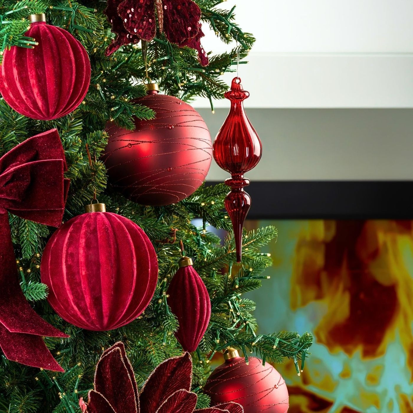 The Perfect Burgundy Christmas Tree Decor | Joy By – Joy By