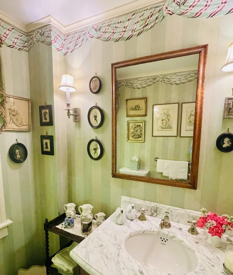 The Powder Room: A Perfect Place for Artwork! — Holly Holden
