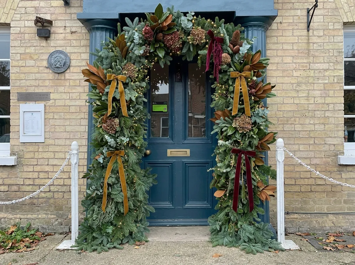 The Punkin Porch | Colorado's Luxury Pumpkin Delivery Service and Seasonal Holiday Styling: Entryway Garland