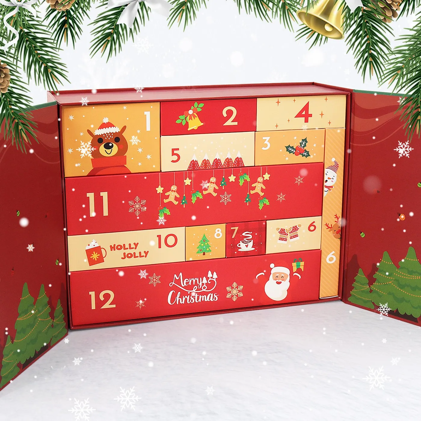 The Santa & Snowman Advent Calendar | Paint by Numbers
