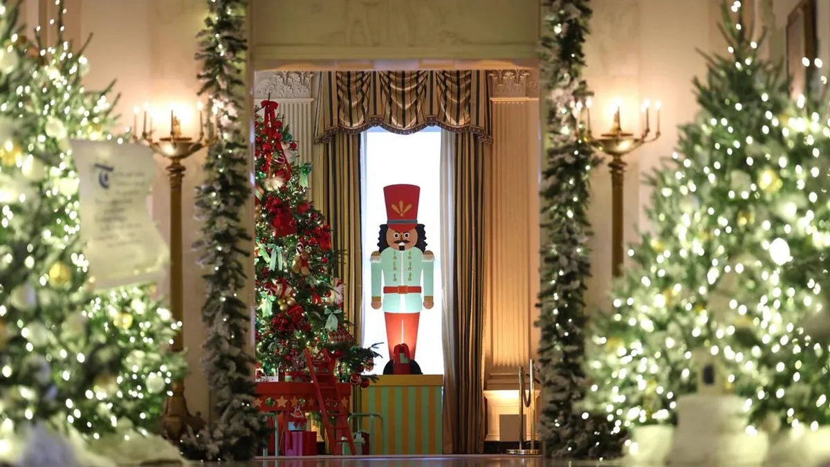 The White House transforms into a Christmas Wonderland [Photos]