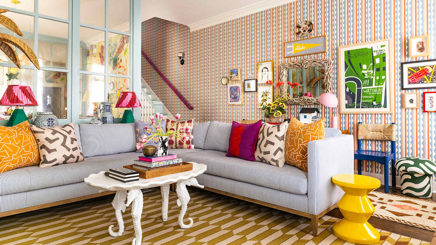 This Nashville Family Turned Their Kids' Artwork into Wallpaper | Apartment  Therapy
