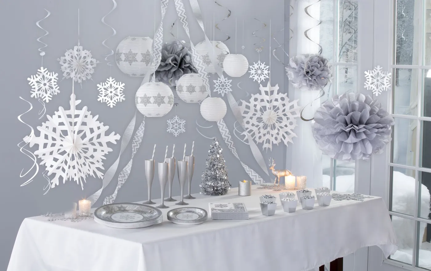 Tinsel Snowflake | Party City