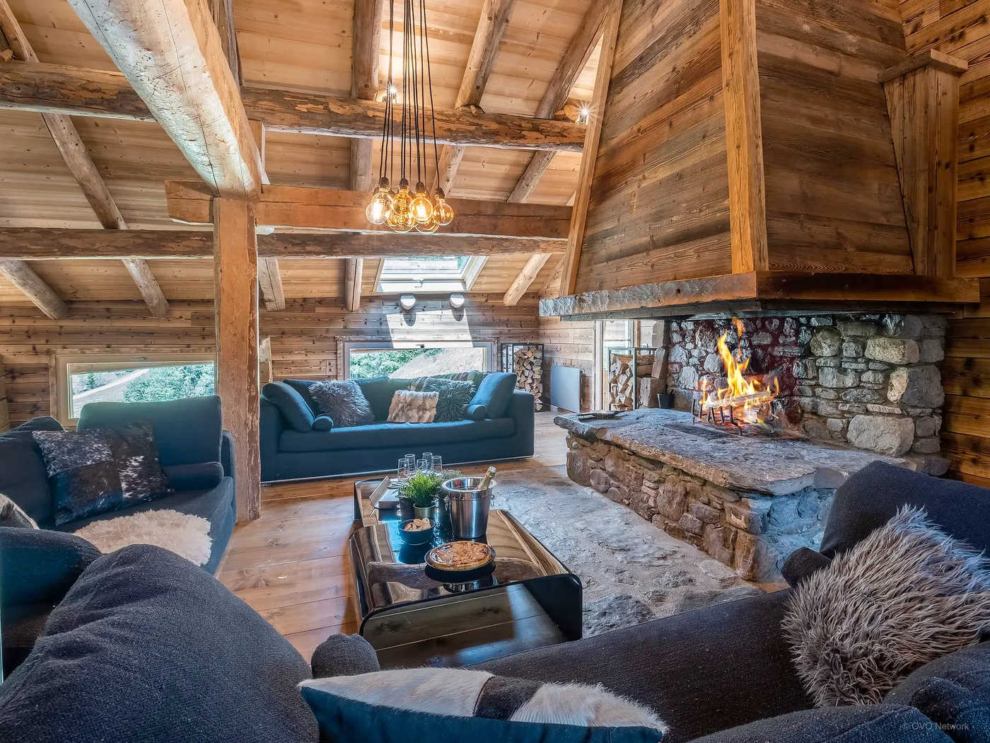 Traditional Chalet Style: Cosy Living Room Ideas | OVO Network