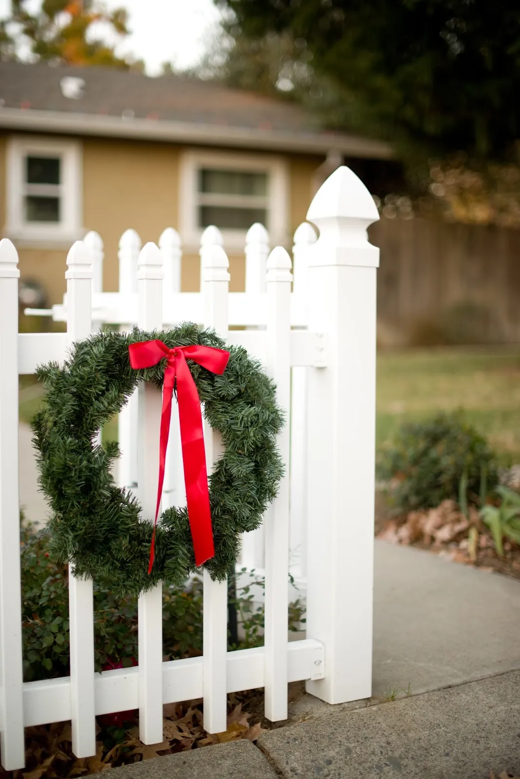 Traditional Red Christmas Front Porch — Domestic Fashionista