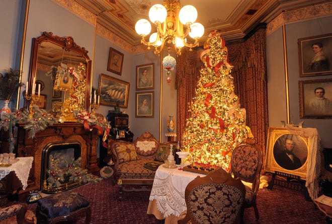 Trees on display at Historical Society's Holiday Open House
