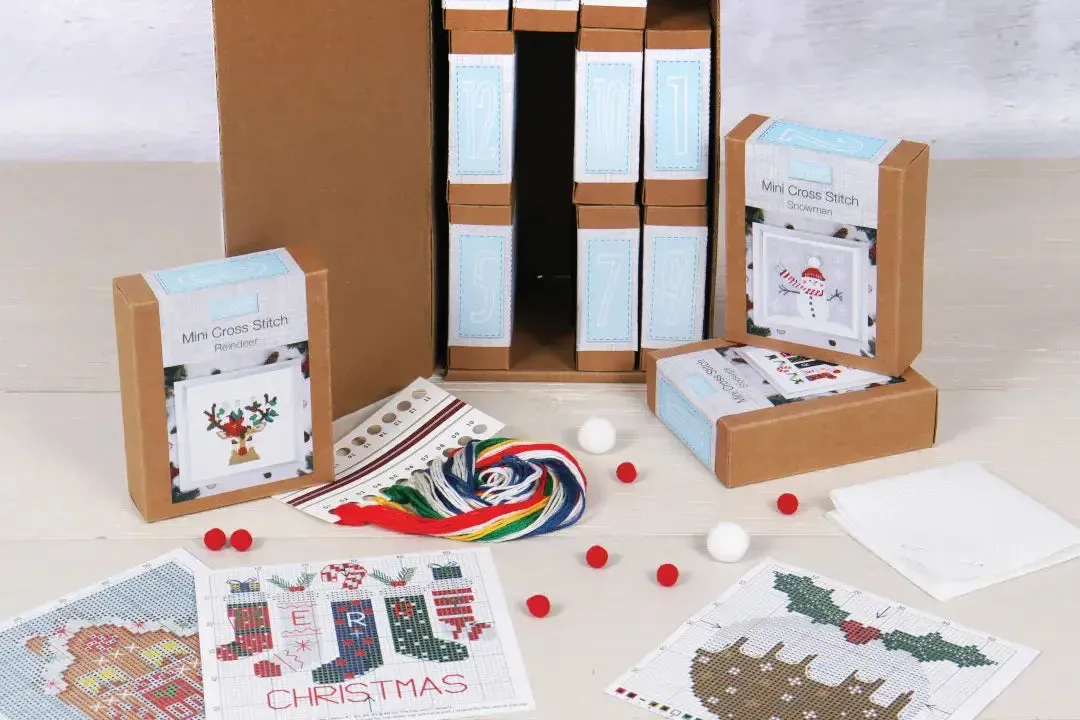 Trimits 12 Door Cross Stitch Kit Advent Calendar – Littlewoolshop.com