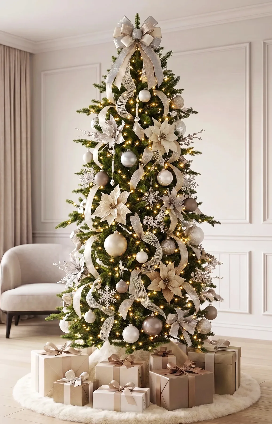 Twinkle Subalpine Fir | Premium 100% PE Pre-Lit Christmas Tree