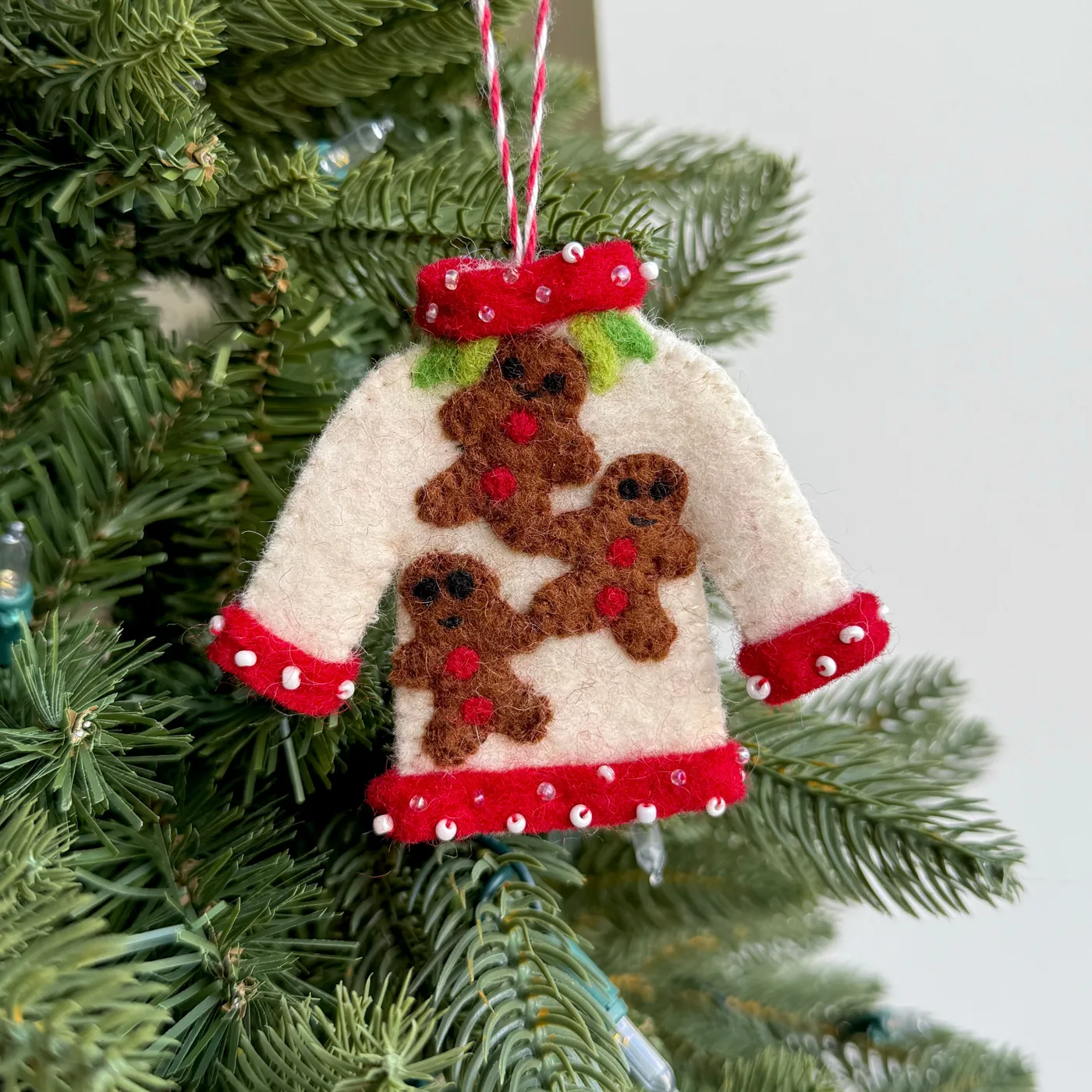 Ugly Christmas Sweater Ornament Set | Handmade Felt Christmas Decor | Ornaments 4 Orphans®