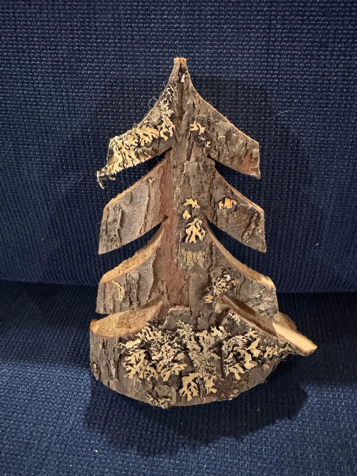 Vintage 6” Wooden Christmas Tree Decoration | Mercari