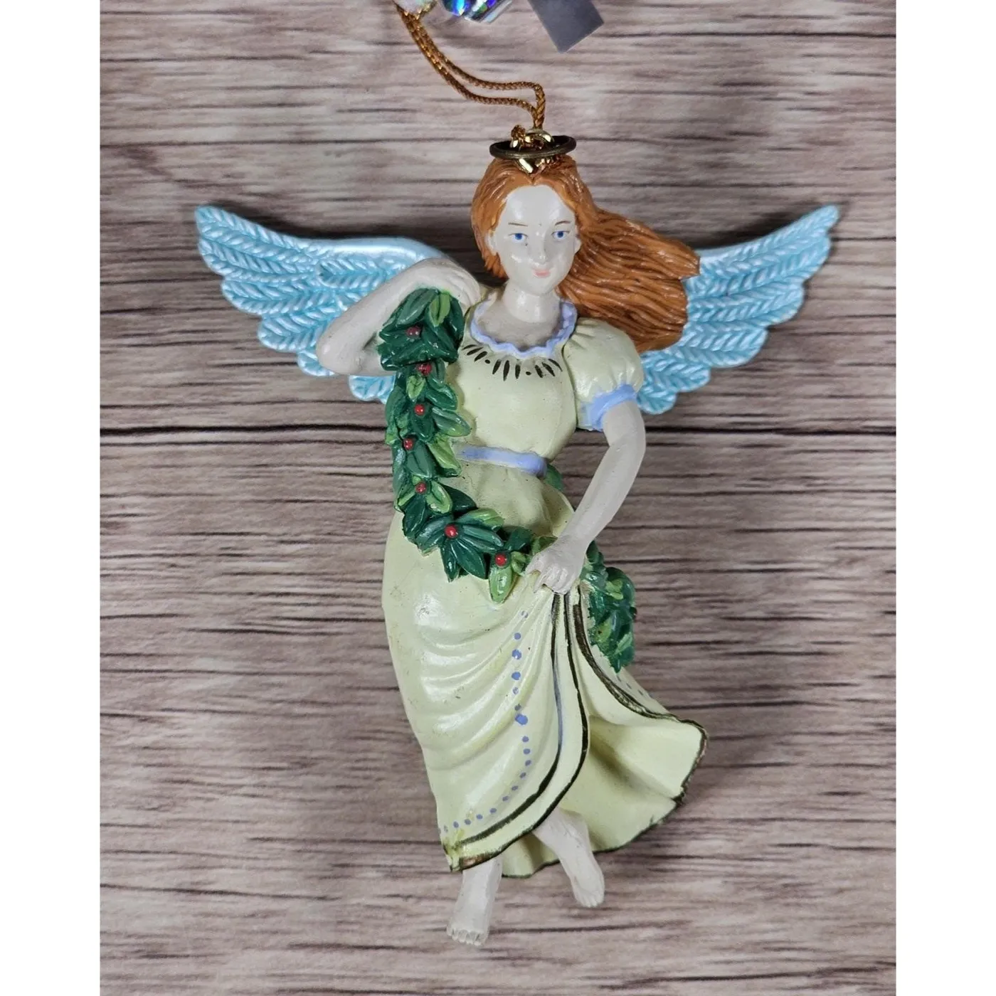 Vintage Angel Ornament Resin Christmas Tree Decor 1990s 3.5 Inch – The Rustic Ivy