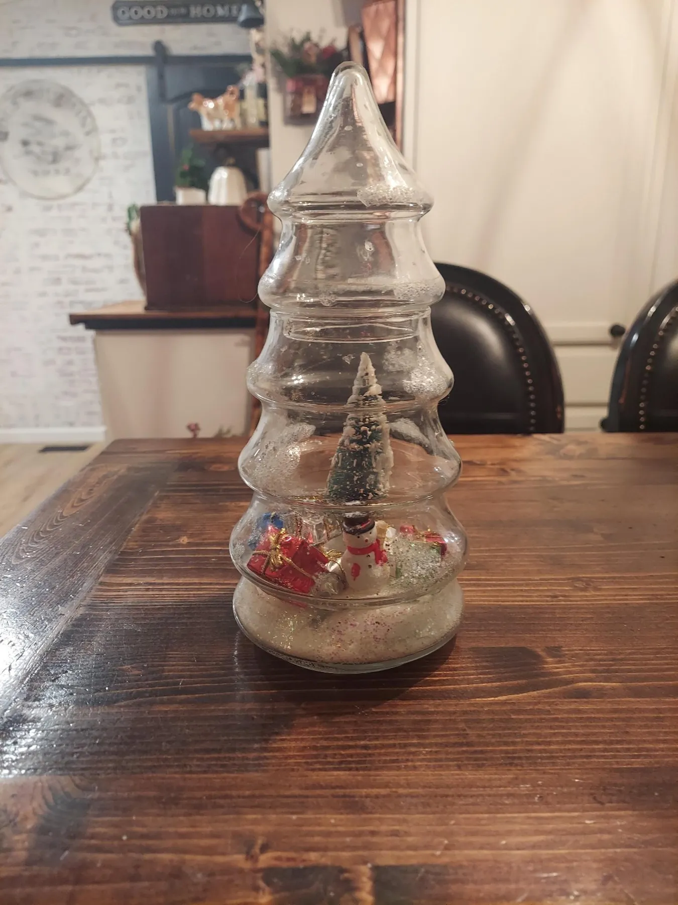 Vintage Clear Glass Christmas Tree Decor | Mercari