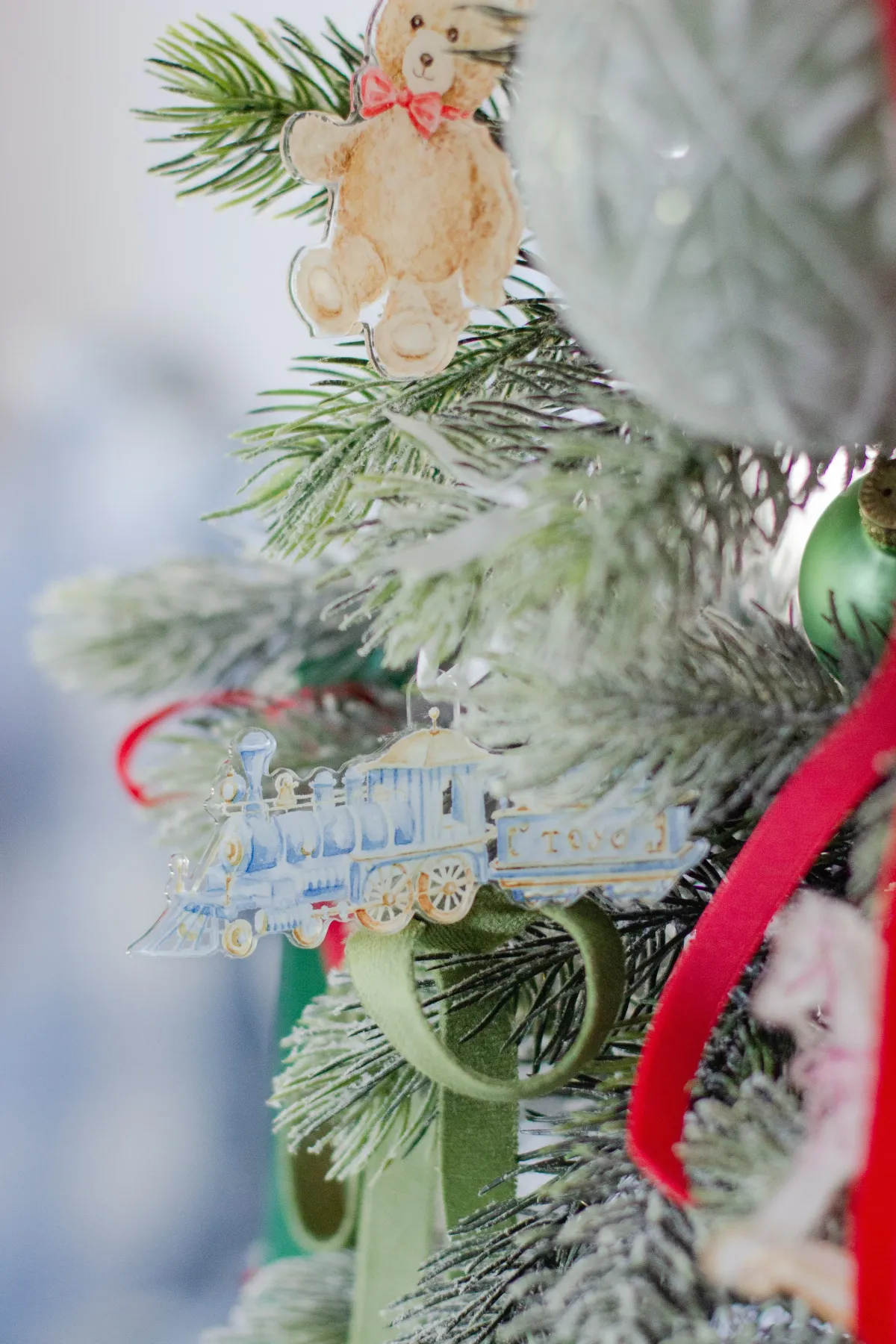 Vintage Train Watercolor Ornament — Simply Jessica Marie